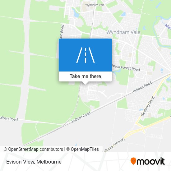 Evison View map