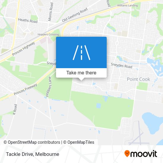 Tackle Drive map