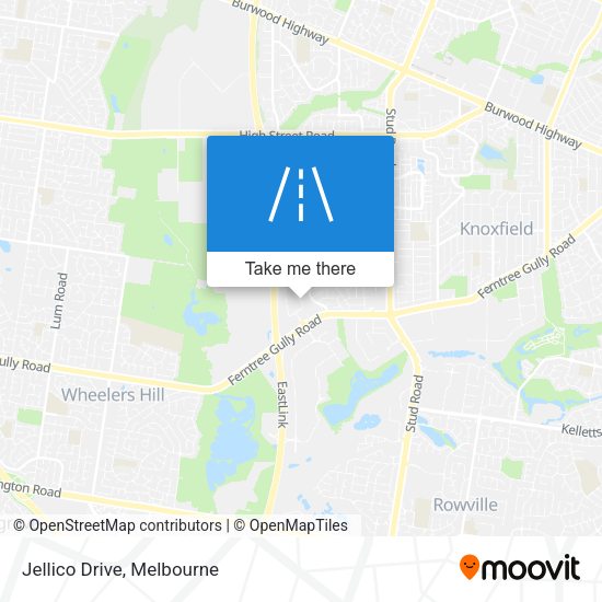 Jellico Drive map