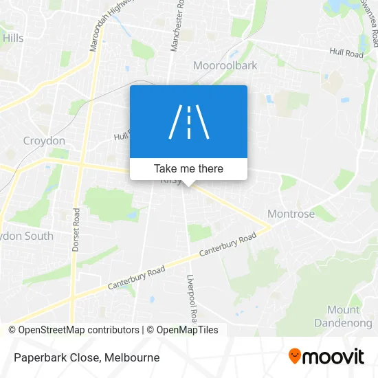 Mapa Paperbark Close