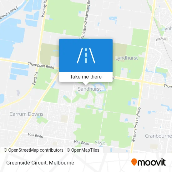 Mapa Greenside Circuit