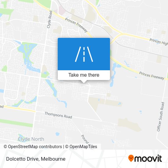 Dolcetto Drive map