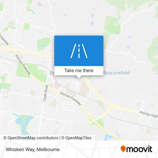 Whisken Way map