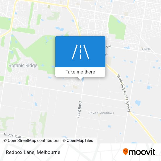 Redbox Lane map