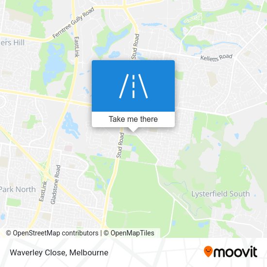 Waverley Close map