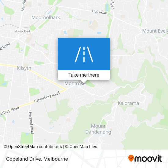 Copeland Drive map