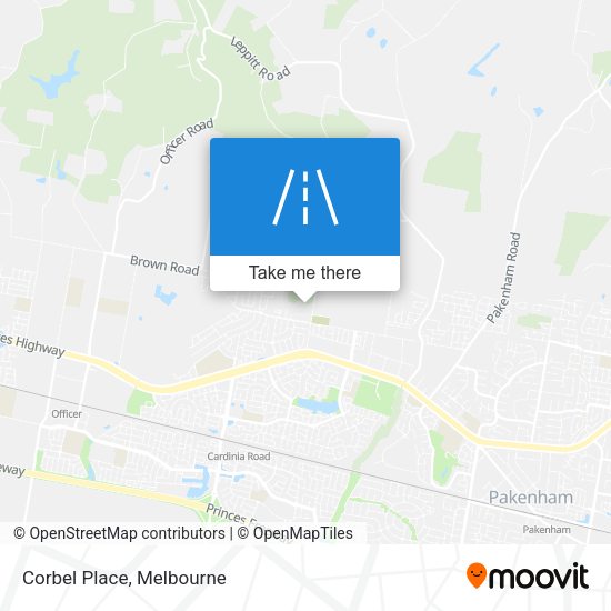 Corbel Place map