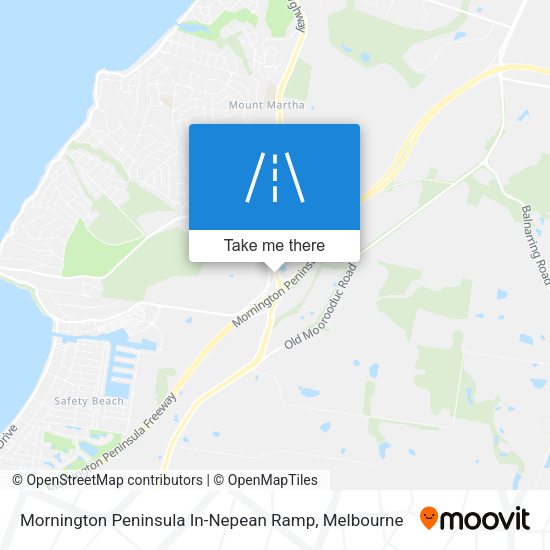 Mornington Peninsula In-Nepean Ramp map