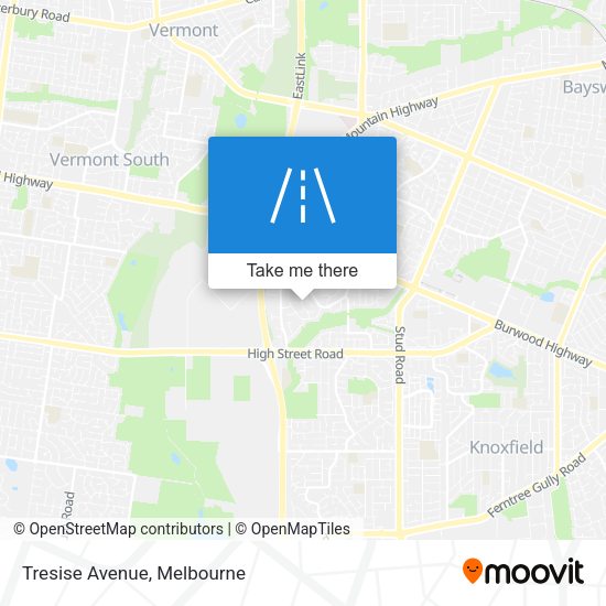 Tresise Avenue map