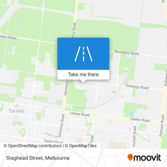 Staghead Street map