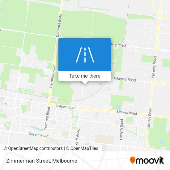 Zimmerman Street map