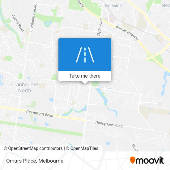 Omars Place map