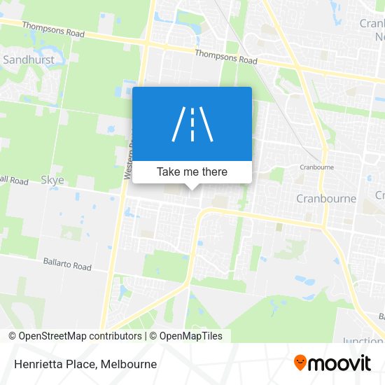 Henrietta Place map