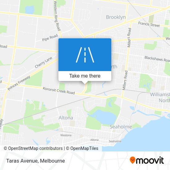 Taras Avenue map