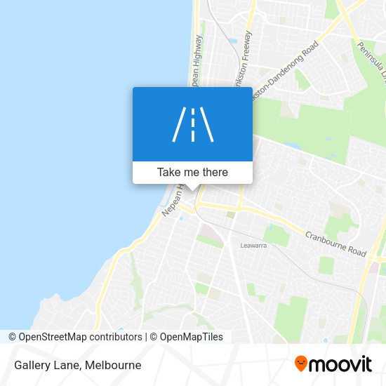 Gallery Lane map