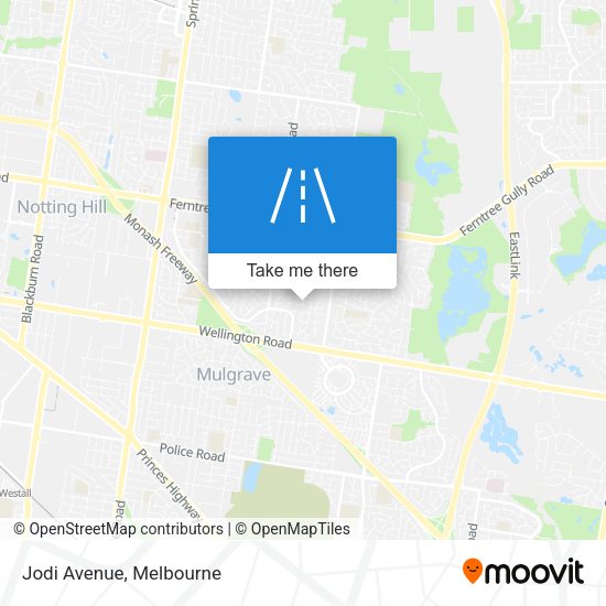 Jodi Avenue map