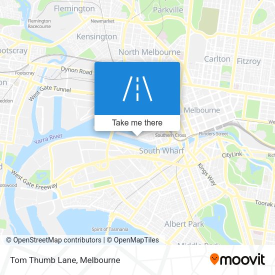 Tom Thumb Lane map