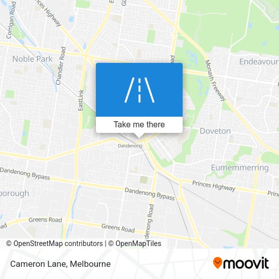 Cameron Lane map