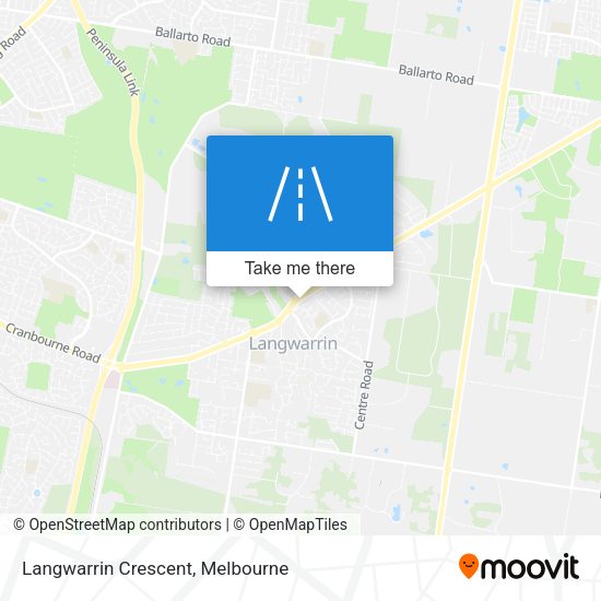 Langwarrin Crescent map