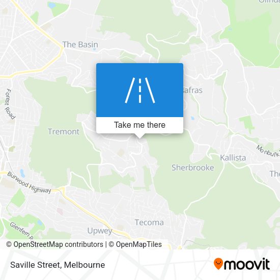 Saville Street map