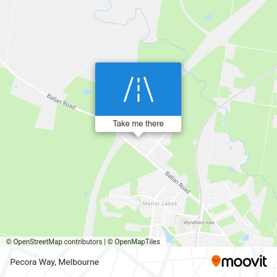 Pecora Way map