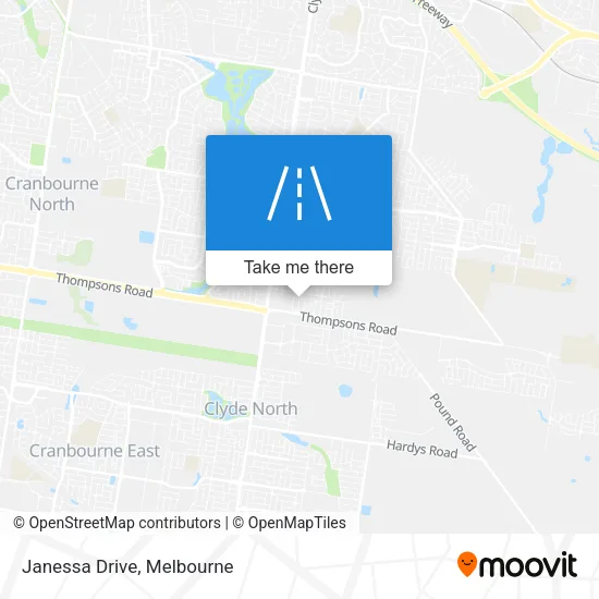 Janessa Drive map