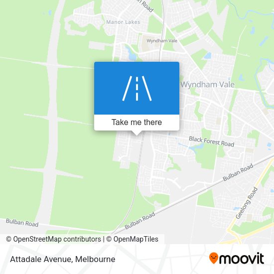 Attadale Avenue map