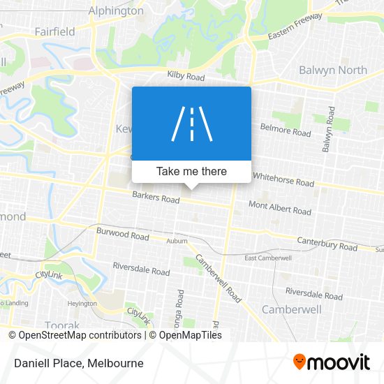 Daniell Place map