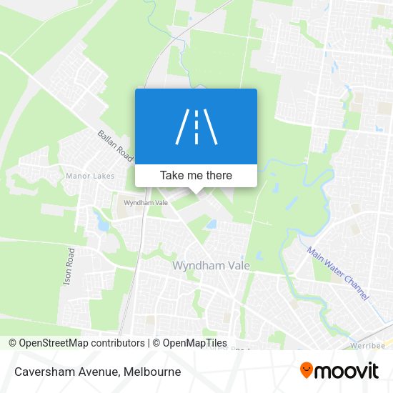 Caversham Avenue map