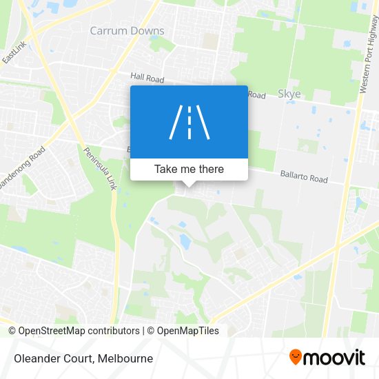 Oleander Court map