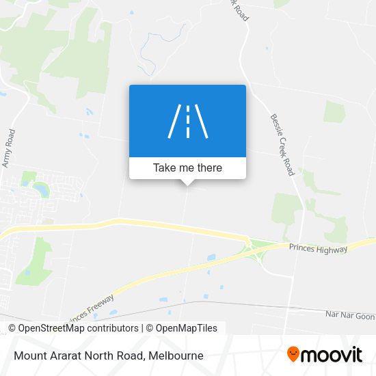 Mount Ararat North Road map