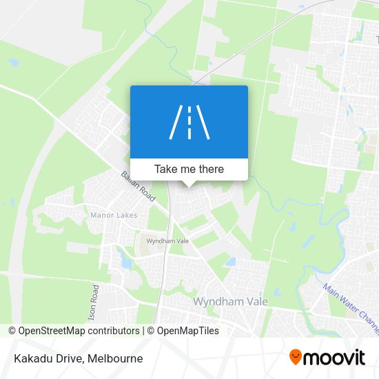 Kakadu Drive map