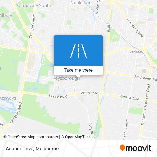 Auburn Drive map