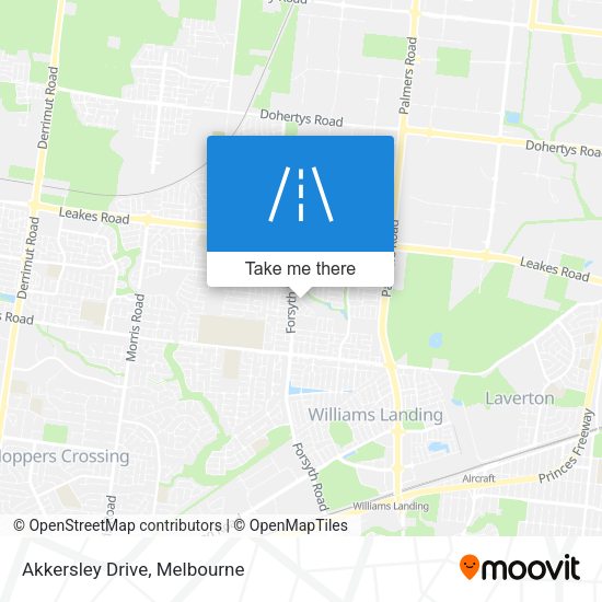 Akkersley Drive map