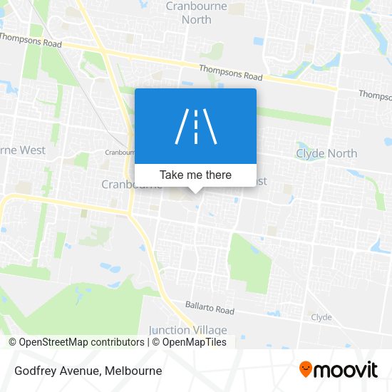 Godfrey Avenue map