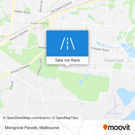 Mangrove Parade map