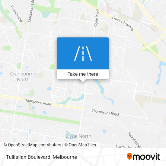 Tulliallan Boulevard map
