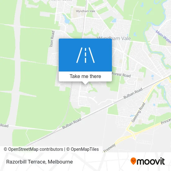 Mapa Razorbill Terrace