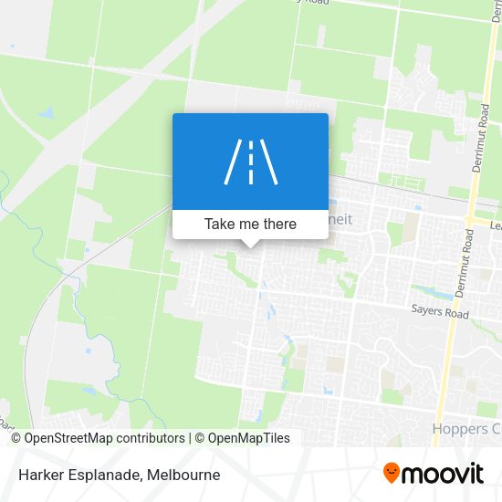 Harker Esplanade map