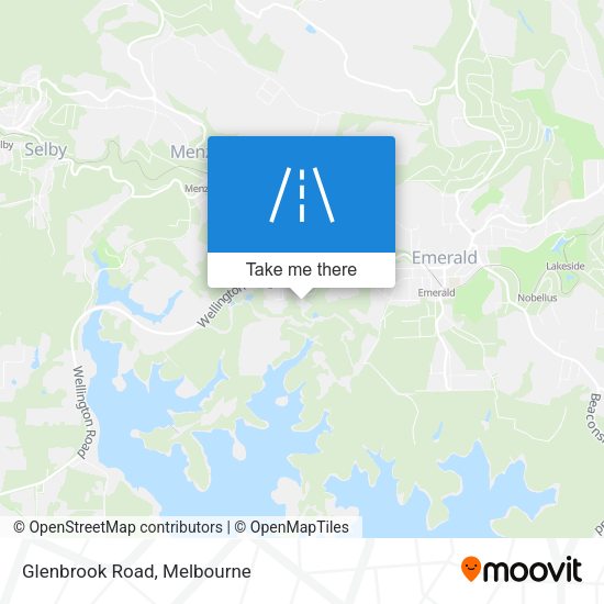 Glenbrook Road map