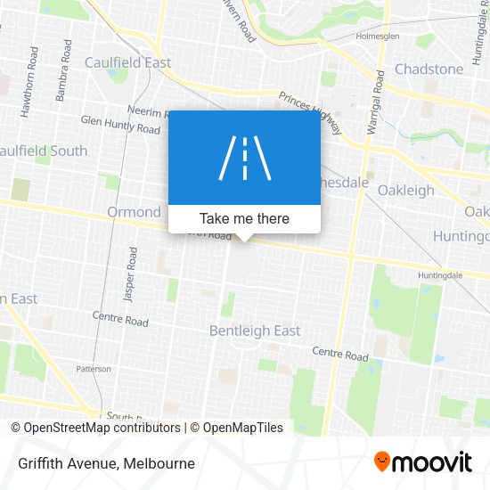 Griffith Avenue map