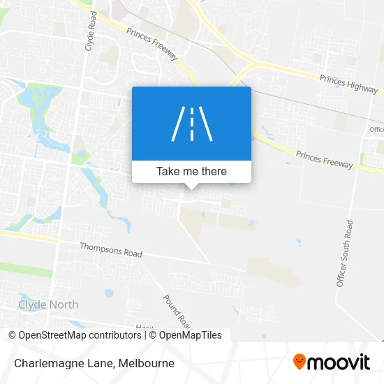 Charlemagne Lane map