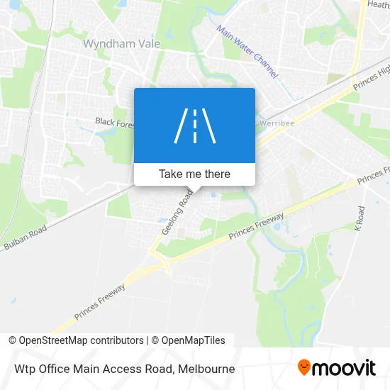 Mapa Wtp Office Main Access Road