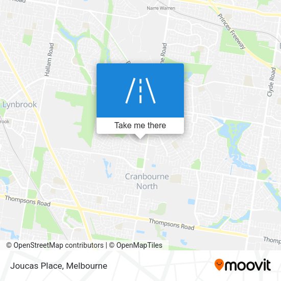 Joucas Place map