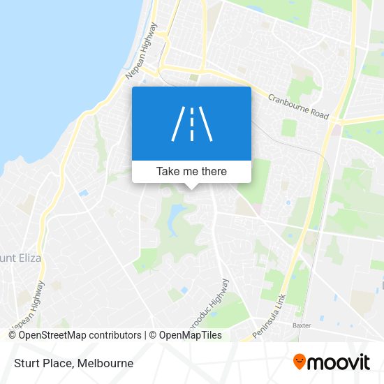 Sturt Place map