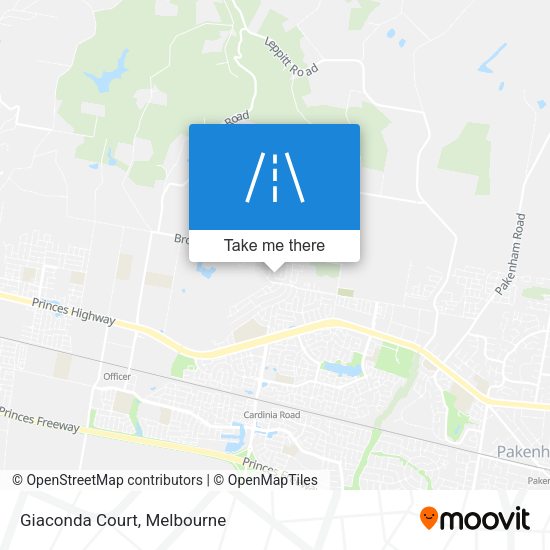Giaconda Court map