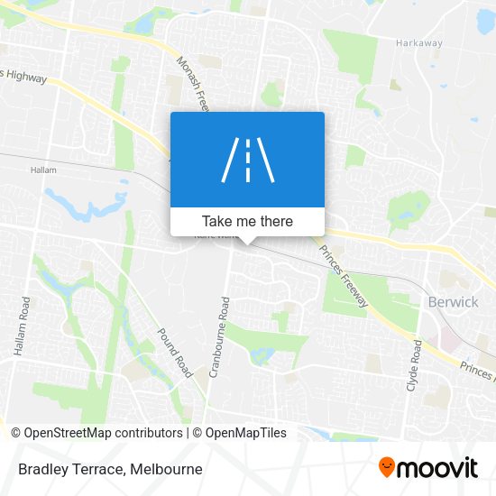 Bradley Terrace map
