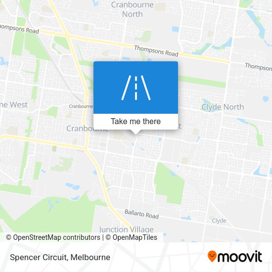Spencer Circuit map