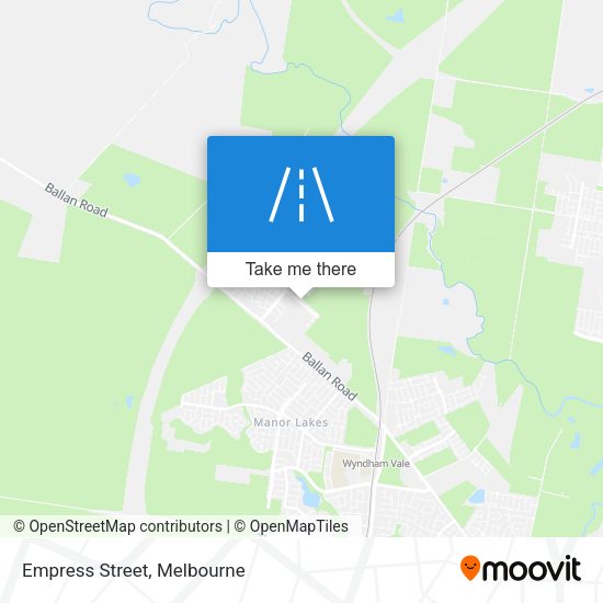 Empress Street map