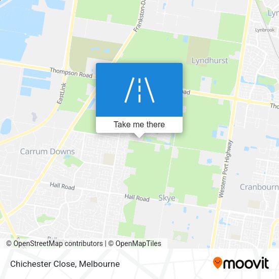 Chichester Close map